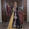 Velvet Purple Beaded Kaftan