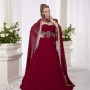 Kemer Detaylı Pelerin Kaftan