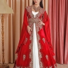 Red Velvet Kaftan Enb-122