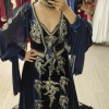 Navy fish style kaftan