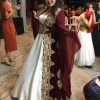 Kiralık Bordo Kadife 44 - 48 Beden Büyük Bindallı 