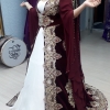 Kiralık Bordo Kadife 44 - 48 Beden Büyük Bindallı 