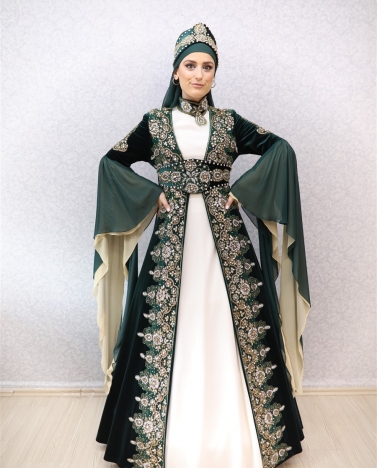 kiralık tesettür bindallı e-24 36-40 beden (izmir mağazada)