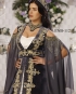 القفطان الرمادي المخملي القفطان الرمادي المخملي