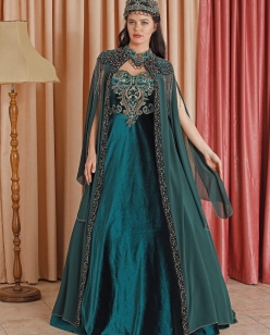 green velvet chifon enb-119 - shipping worldwide
