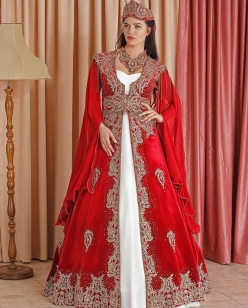 enb-122 red kaftan