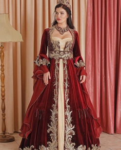 enb-124 bordo kaftan