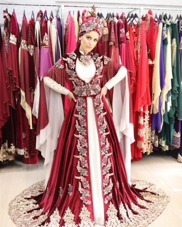 kiralık tesettür bindallı 711-B 36-40 beden (izmir mağazada)